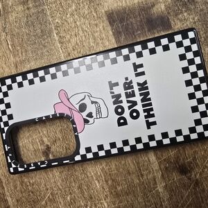 Casetify Skull Design Phone Case - Pink and Black Samsung S24 Ultra